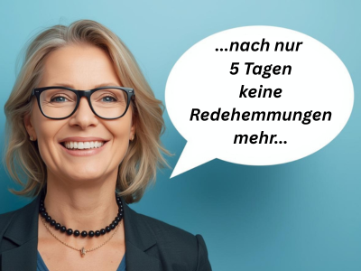 schneller Abbau von Redehemmungen